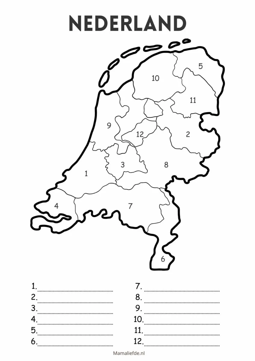 12x Topografie voor kinderen leren in de klas of thuis oefenen. Van provincies & hoofdsteden Nederland, tot landen Europa en wereld.
